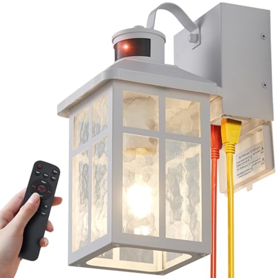 Outdoor Lighting No Outlet - Lampu Teras dengan Stopkontak dan Remote
