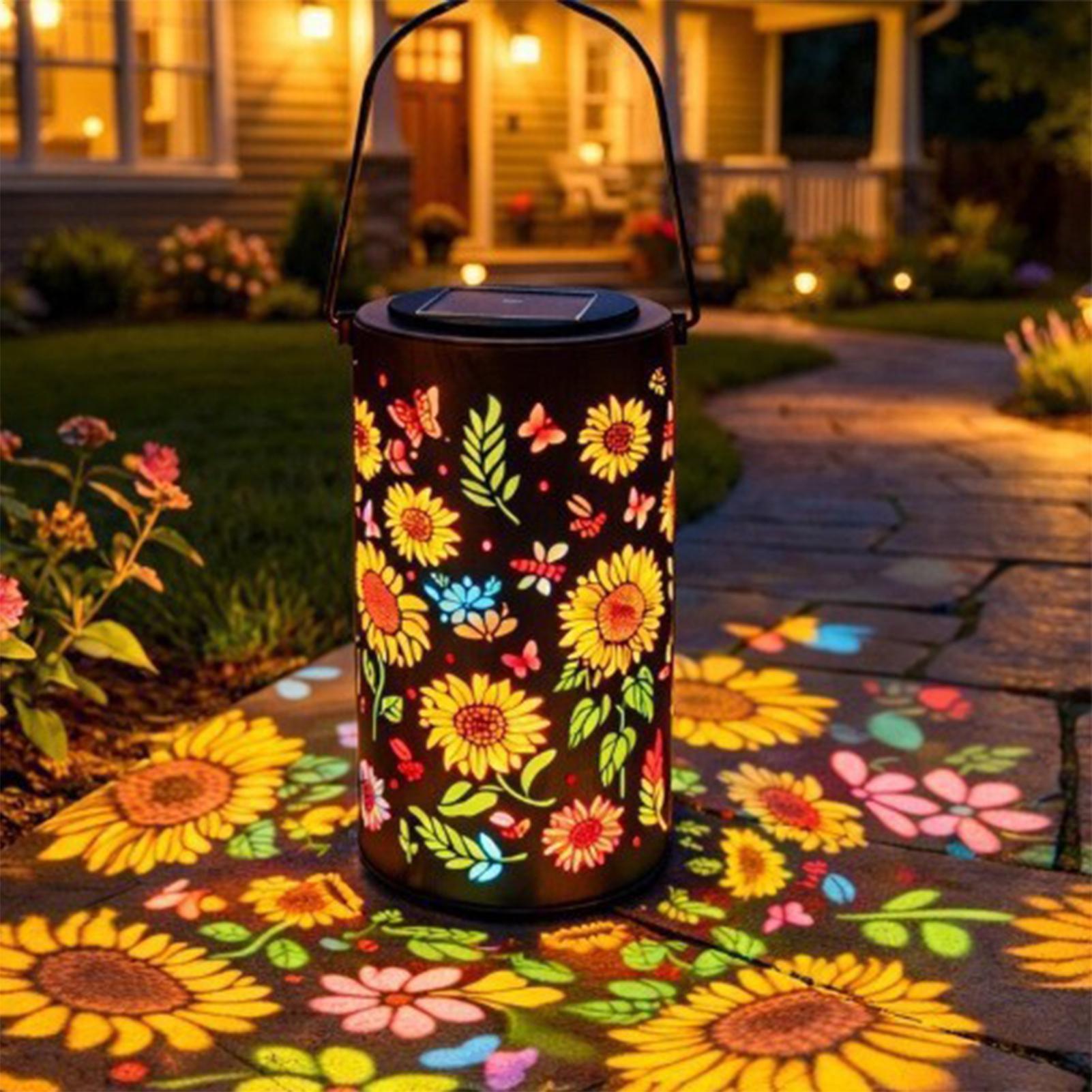 Outdoor Lighting Yard - Lampu Tenaga Surya Bentuk Bunga Matahari