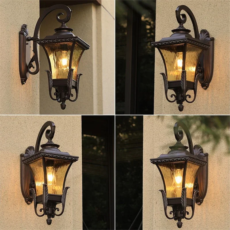 Xl Outdoor Lighting - Lampu Dinding Luar Ruangan Gaya Eropa