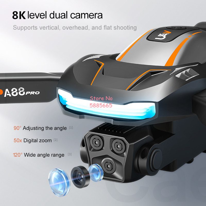 Drone RC 8K Fotografi Udara de - Outdoor Lighting For Photography ulasan dan harga