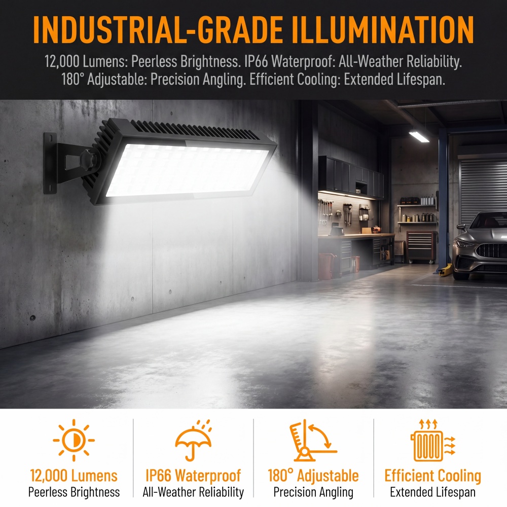 Lampu Toko LED, 144W 12000LM 6 - Outdoor Lighting No Outlet ulasan dan harga