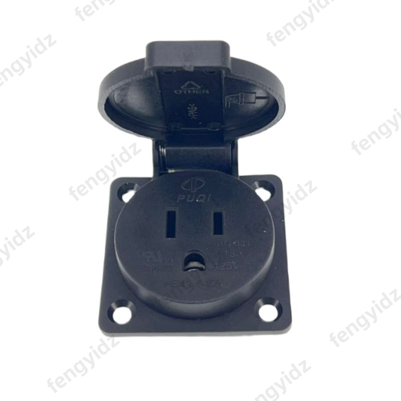 Hitam 125V 15A 20A IP44 CE Ame - Outdoor Lighting No Outlet ulasan dan harga