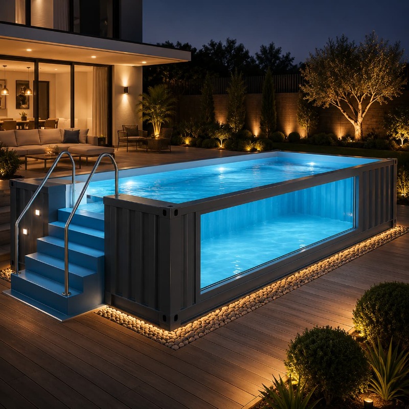 Kolam Kontainer Pengiriman, Ko - Outdoor Lighting No Outlet ulasan dan harga