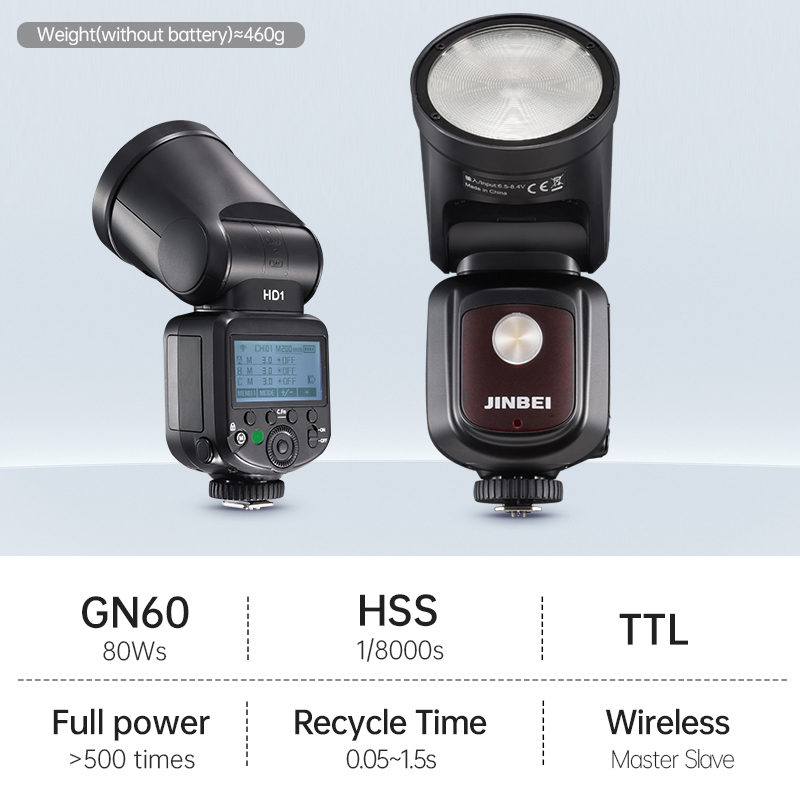 JINBEI HD-1 Round-head HSS Spe - Outdoor Lighting For Photography ulasan dan harga