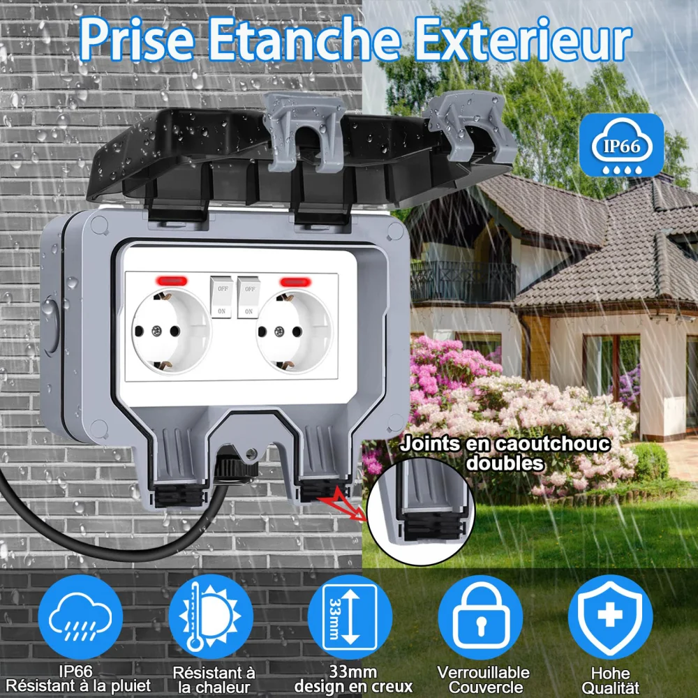 Stopkontak Luar Ruangan Gaya E - Outdoor Lighting Socket ulasan dan harga