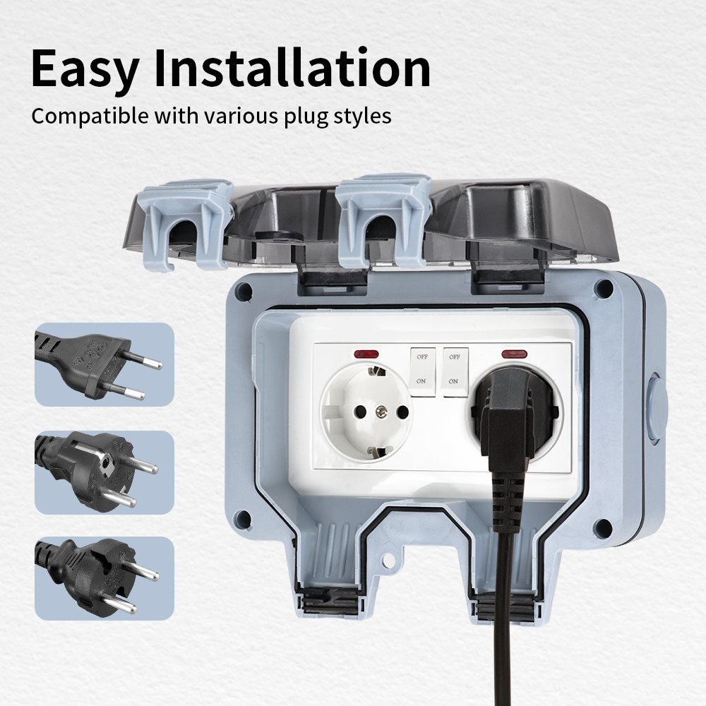 TNCE IP66 Soket Tahan Air Luar - Outdoor Lighting No Outlet ulasan dan harga