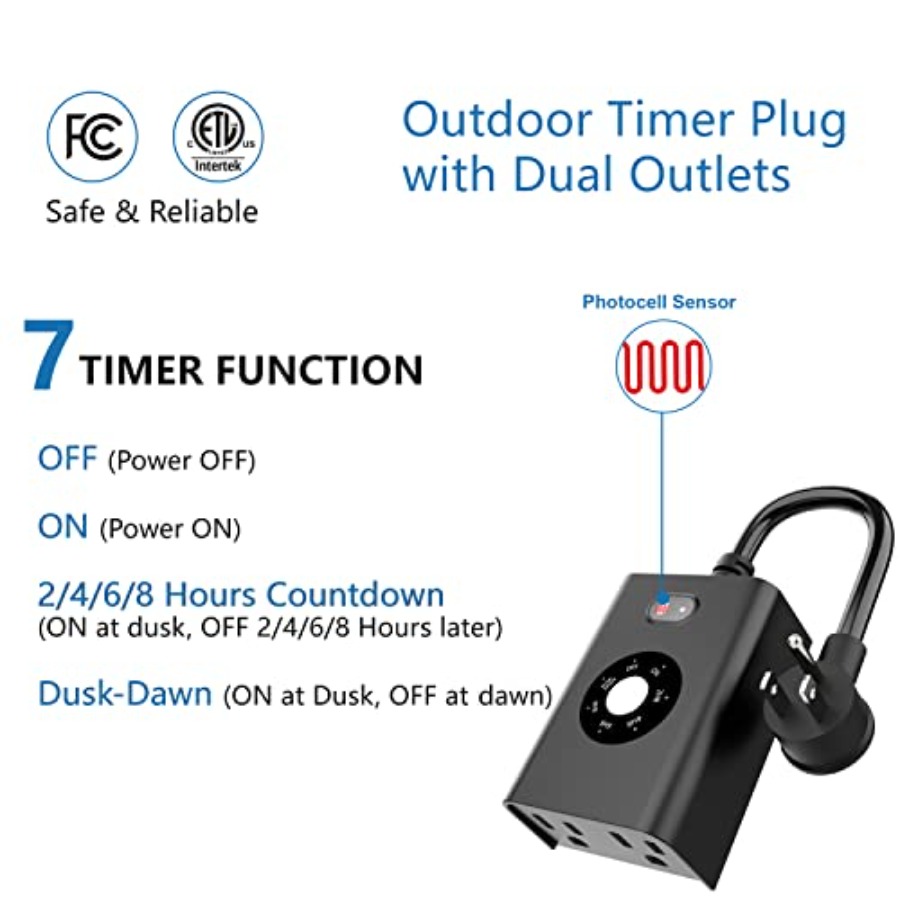 Timer Sensor Luar Ruangan untu - Outdoor Lighting No Outlet ulasan dan harga