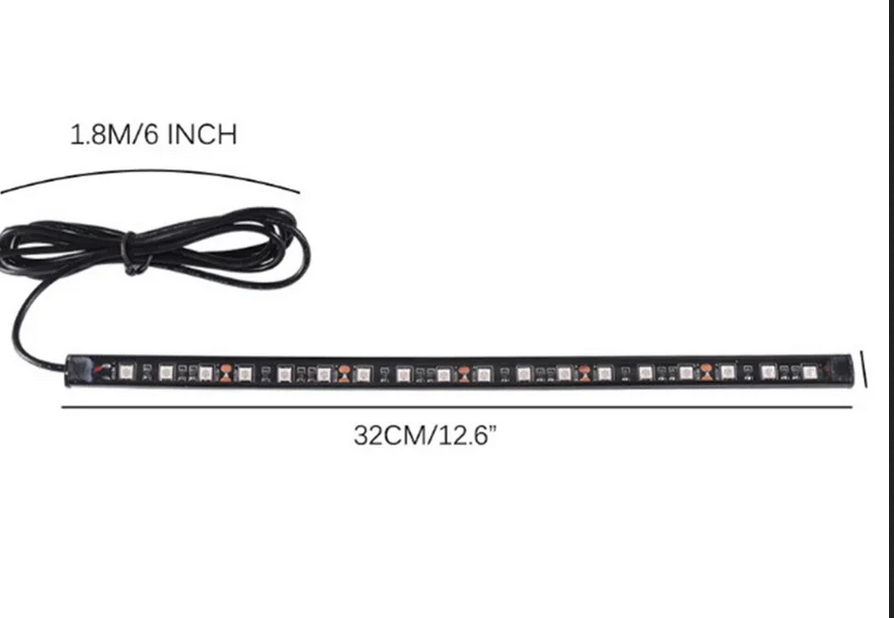 Lampu setrip LED 2 buah 30cm 1 - Waterproof Led Strip ulasan dan harga