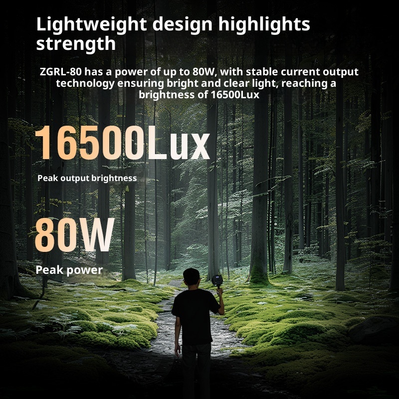 Lampu Video LED COB ZGRL80 80W - Outdoor Lighting For Photography ulasan dan harga