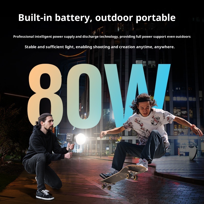 Lampu Video LED COB ZGRL80 80W - Outdoor Lighting For Photography ulasan dan harga