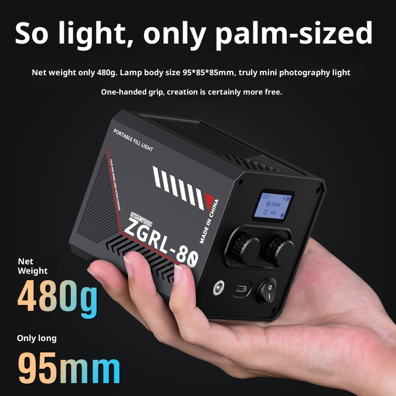 Lampu Video LED COB ZGRL80 80W - Outdoor Lighting For Photography ulasan dan harga