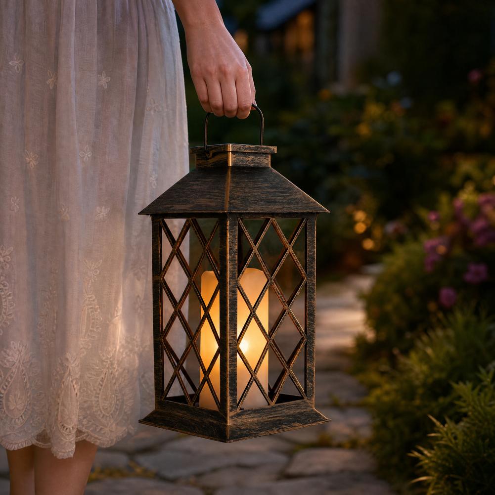Lentera Surya Retro, Lentera L - Outdoor Lighting Yard ulasan dan harga