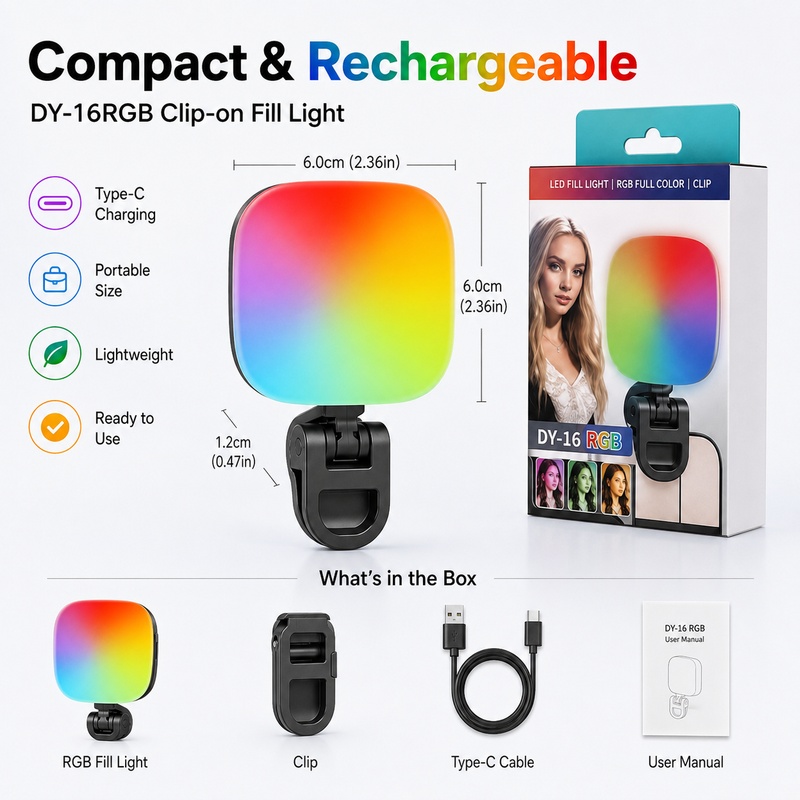 Lampu LED RGB Portabel untuk F - Outdoor Lighting For Photography ulasan dan harga