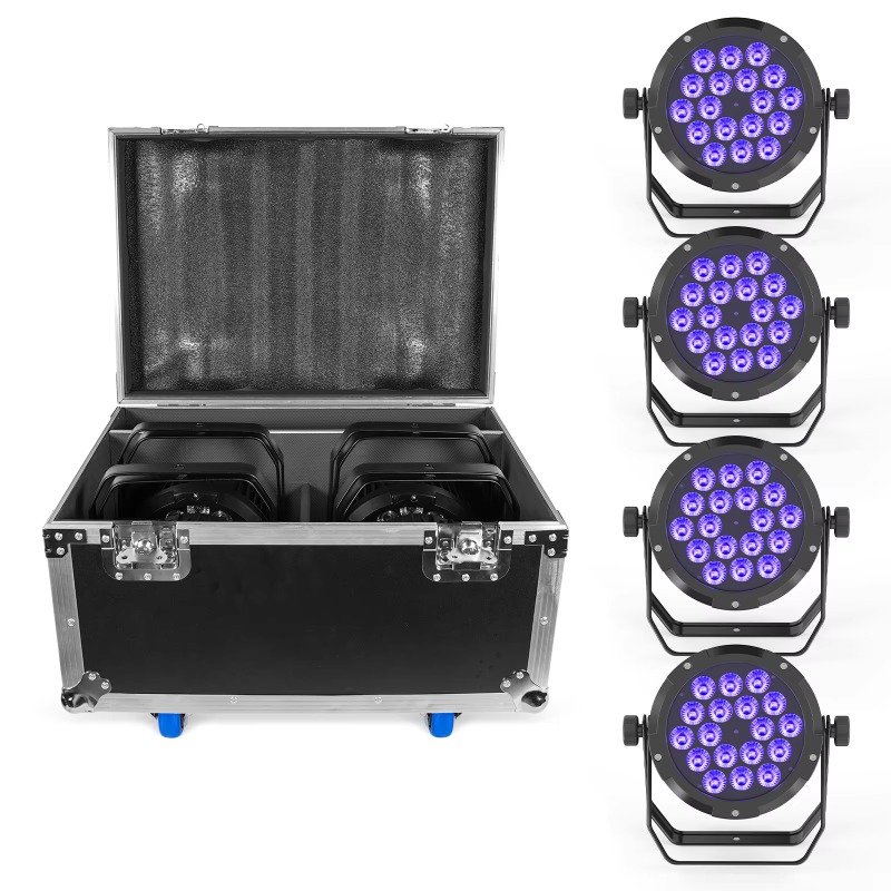 4Pcs Lampu Par 18X10W IP65 Tah - Outdoor Lighting Ip65 ulasan dan harga