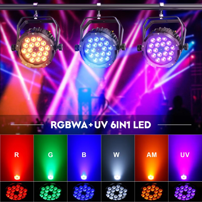 4Pcs Lampu Par 18X10W IP65 Tah - Outdoor Lighting Ip65 ulasan dan harga