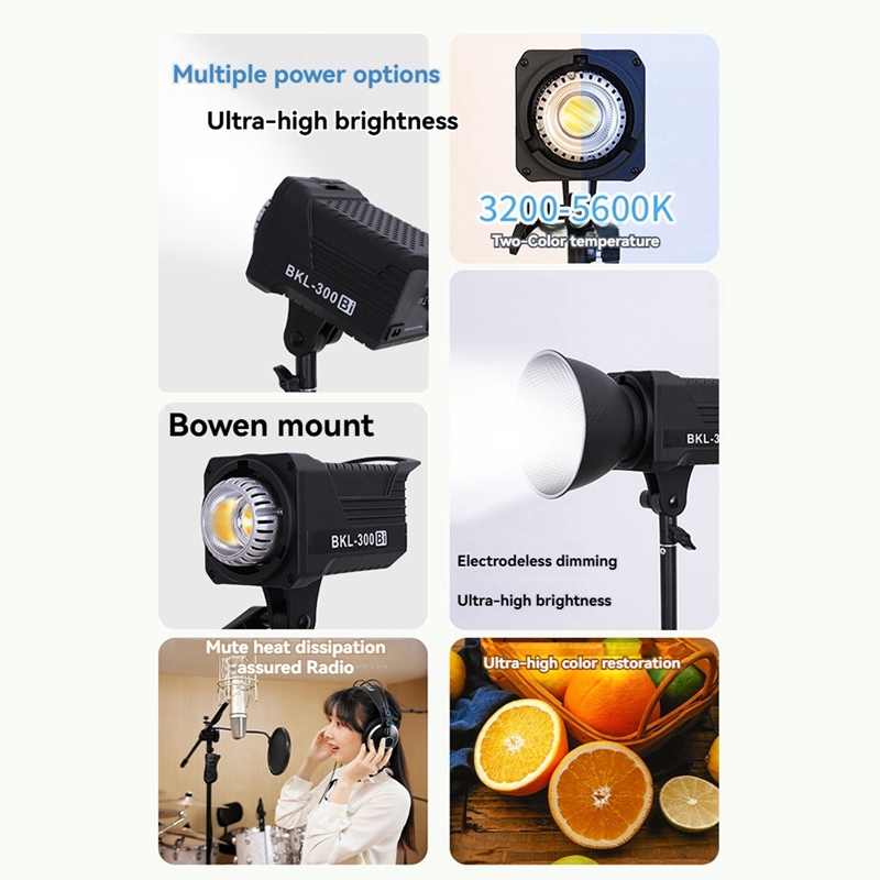 Lampu Video LED Bi 300W, Penca - Outdoor Lighting Socket ulasan dan harga
