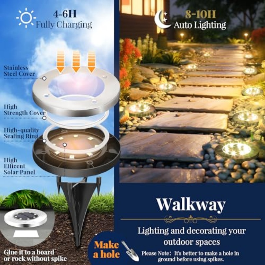 Lampu Taman Tenaga Surya Lampu - Outdoor Lighting Yard ulasan dan harga