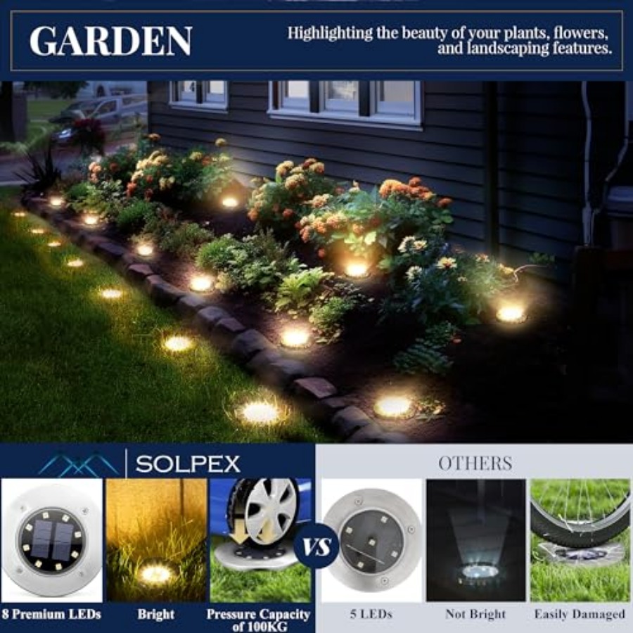 Lampu Taman Tenaga Surya Lampu - Outdoor Lighting Yard ulasan dan harga